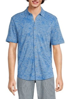 Tommy Bahama Full Blooms Leaf Graphic Shirt