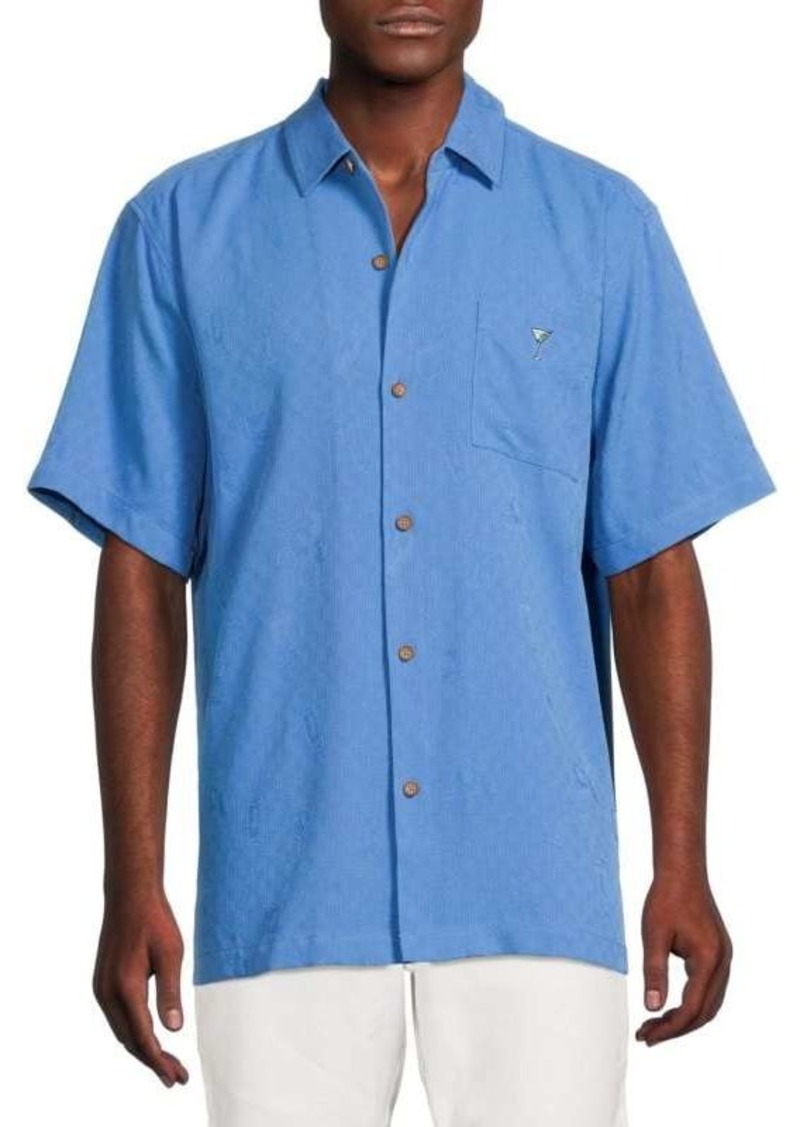 Tommy Bahama Happy Hour Delight Graphic Silk Shirt