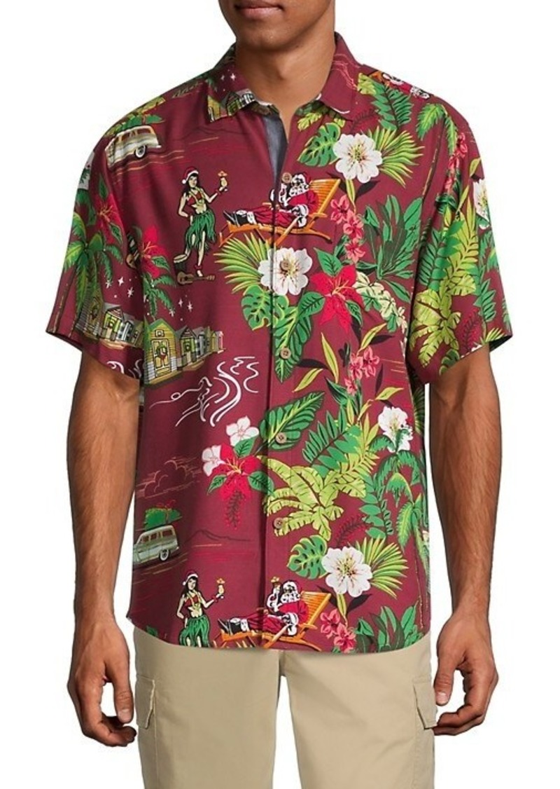 Tommy Bahama Buccaneers Miramar Blooms Polo