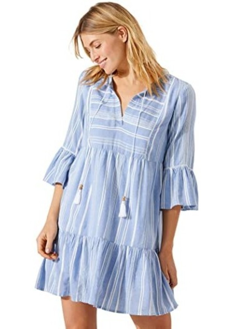 Tommy Bahama Just Beachy Stripe Tier Dress