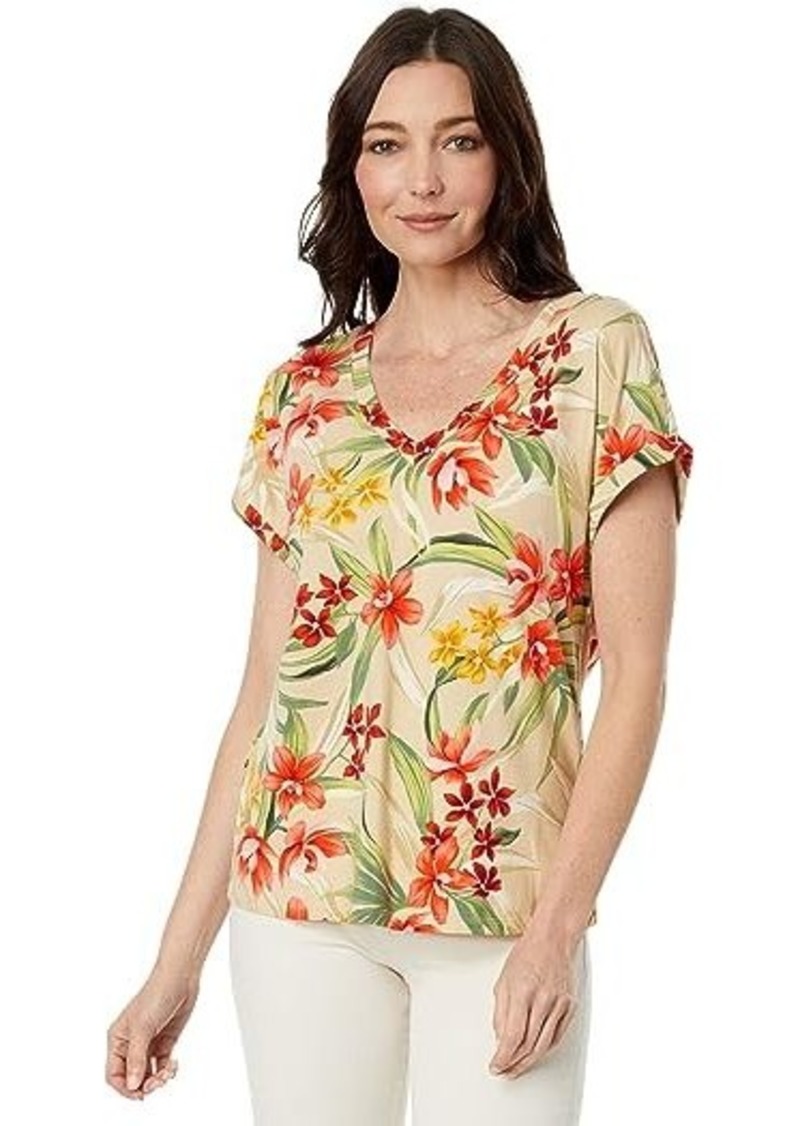 Tommy Bahama Kauai Calli Cove Short Sleeve V-Neck Tee