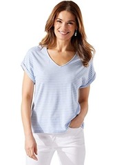 Tommy Bahama Kauai Stripe V-Neck Tee