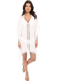 Tommy Bahama Lace Tunic w/ Lace Inset & Edge Cover-Up