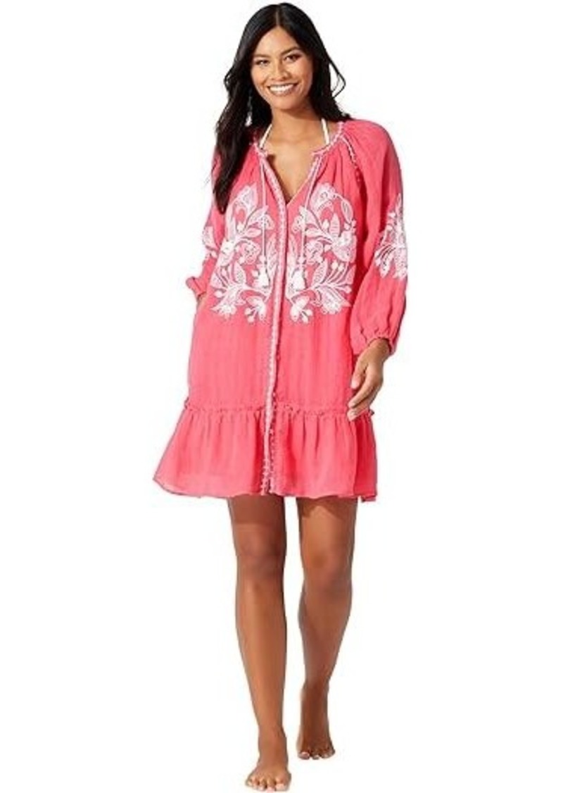 Tommy Bahama Linen Gauze Tunic Dress