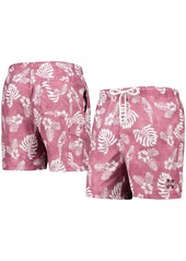 Tommy Bahama Men's Maroon Mississippi State Bulldogs Naples Parrot In Paradise Swim Shorts