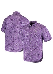 Tommy Bahama Men's Purple Colorado Rockies Sport Tiki Luau Button-Up Shirt