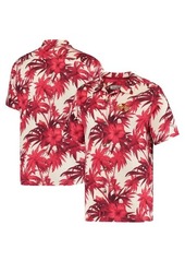 Men's Tommy Bahama Cardinal Iowa State Cyclones Harbor Island Hibiscus Button-Up Shirt at Nordstrom