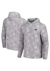 Men's Tommy Bahama Gray Florida Gators Palm Frenzy Hoodie Long Sleeve T-Shirt at Nordstrom