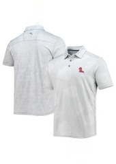 Men's Tommy Bahama Gray Ole Miss Rebels Palm Coast Delray Frond IslandZone Allover Print Polo at Nordstrom