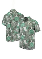 Men's Tommy Bahama Green Green Bay Packers Coconut Point Playa Floral IslandZone Button-Up Shirt at Nordstrom