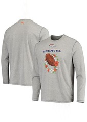 Men's Tommy Bahama Heathered Gray Denver Broncos Sport Lei Pass Long Sleeve T-Shirt at Nordstrom