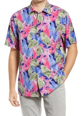 Tommy Bahama Ibiza Beach Club Short Sleeve Silk Button-Up Camp Shirt