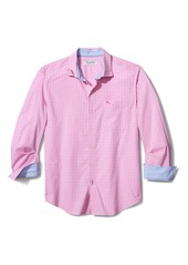 Tommy Bahama Newport Grazie Gingham Button-Up Shirt in Pink Peony at Nordstrom