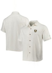 Men's Tommy Bahama White Army Black Knights Al Fresco Tropics Jacquard Button-Up Shirt at Nordstrom
