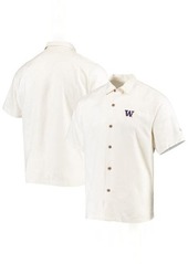 Men's Tommy Bahama White Washington Huskies Al Fresco Tropics Jacquard Button-Up Shirt at Nordstrom