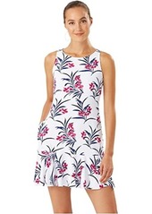 Tommy Bahama Oasis Blossoms High Neck Flounce Spa Dress Cover-Up