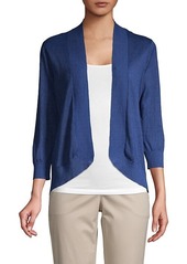 Tommy Bahama Open Front Knitted Linen Cardigan