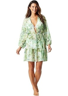Tommy Bahama Paradise Fronds Open Front Tunic