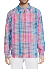 Tommy Bahama Paradise Plaid Linen Shirt