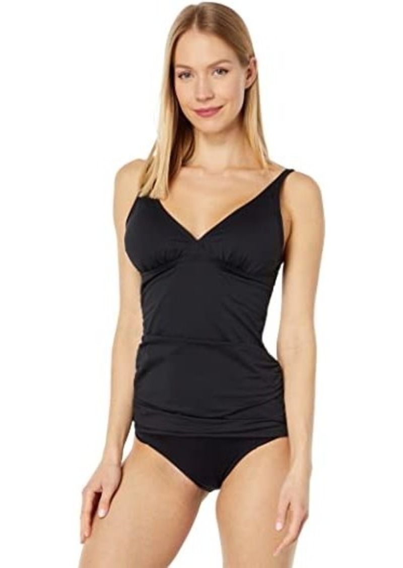 Tommy Bahama Pearl Over the Shoulder V-Neck Long Tankini