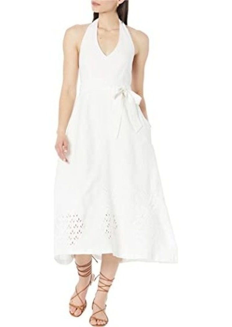 Tommy Bahama Pineapple Embroidered Midi Dress