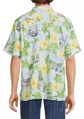 Tommy Bahama Postcard To Paradise Graphic Camp Shirt