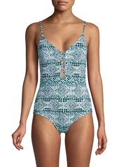 Tommy Bahama Printed One-Piece Swimsuit