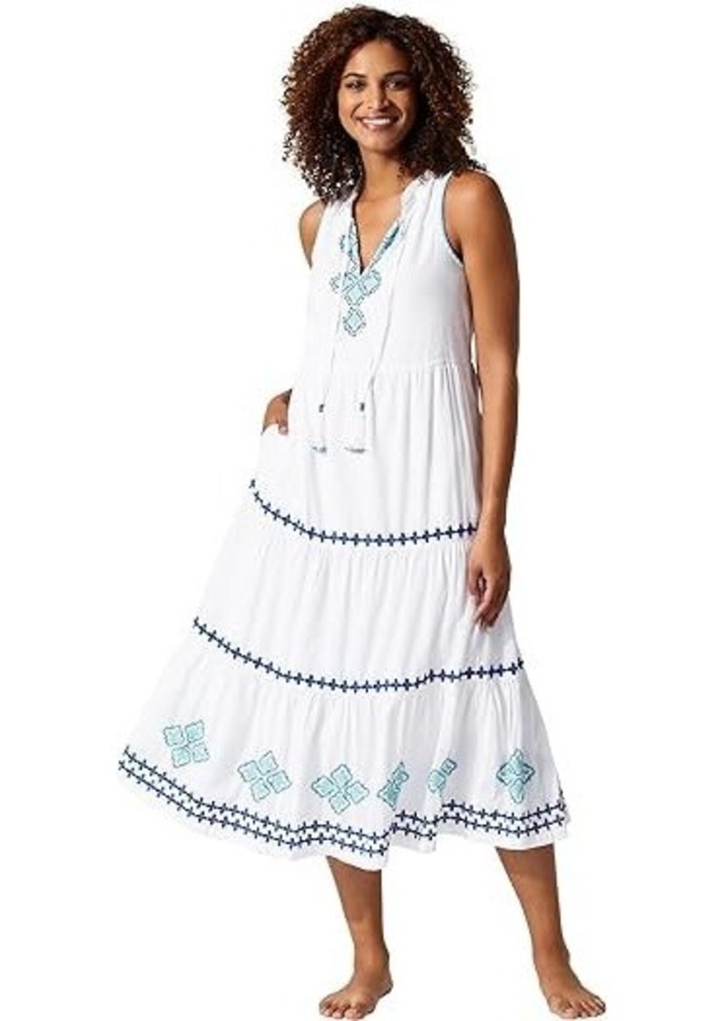 Tommy Bahama Shell Beach Tiered Maxi