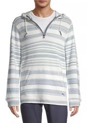 Tommy Bahama Shoreline Striped Cotton Hoodie
