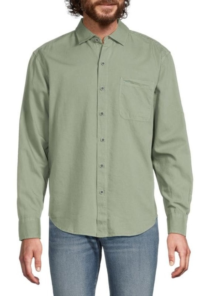 Tommy Bahama Solid Long Sleeve Shirt