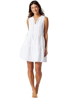 Tommy Bahama Stamped Lucia Sleeveless Tier Dress
