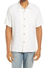 Tommy Bahama Aloha America Men's Short Sleeve Button-Up Silk Camp Shirt in Continental at Nordstrom