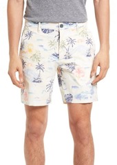 Tommy Bahama Aloha Fairway IslandZone® Flat Front Shorts in Bleached Sand at Nordstrom