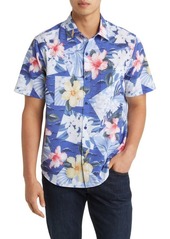 Tommy Bahama Bahama Coast Collage IslandZone Short Sleeve Button-Up Shirt