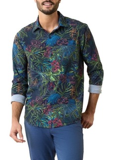 Tommy Bahama Bahama Coast IslandZone Glow Palms Floral Stretch Button-Up Shirt
