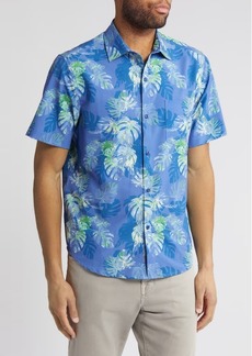 Tommy Bahama Bahama Coast Marina Fronds Short Sleeve Button-Up Shirt