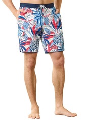Tommy Bahama Baja Beachside Jungle Fronds 9 Board Shorts