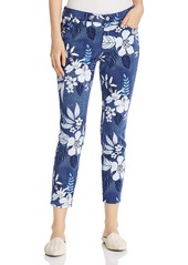 Tommy Bahama Basta Blossoms Cropped Printed Skinny Jeans in Island Navy 