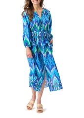 Tommy Bahama Cala Azure Long Sleeve Cover-Up Dress