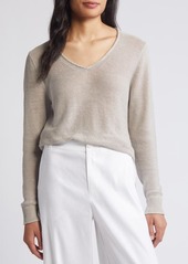 Tommy Bahama Cedar V-Neck Linen Sweater