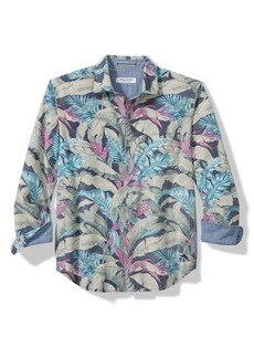 Tommy Bahama Coastline Cord Leaf Print Cotton Corduroy Button-Up Shirt
