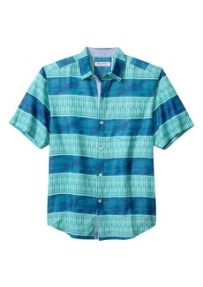 Tommy Bahama Coconut Point IslandZone Rivera Stripe Short Sleeve Button-Up Shirt