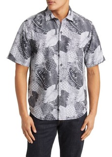 Tommy Bahama Coconut Point Monstera Montage Short Sleeve Button-Up Shirt