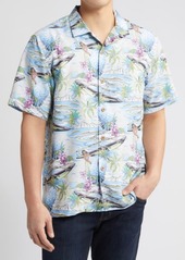 Tommy Bahama Coconut Point Piña Oasis IslandZone Camp Shirt