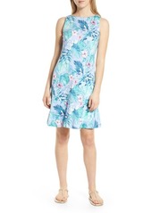 Tommy Bahama Darcy Hibiscus Haven Floral A-Line Dress