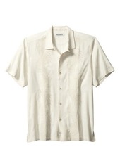 Tommy Bahama Del Palms Embroidered Silk Camp Shirt