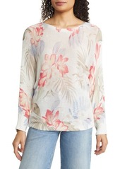 Tommy Bahama Delicate Flora Dolman Pullover