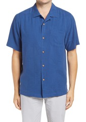 Tommy Bahama Hail Mary Short Sleeve Silk Button-Up Camp Shirt