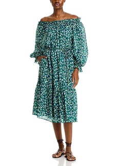 Tommy Bahama Jeweled Jaguar Midi Dress