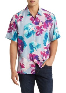 Tommy Bahama La Esmeralda Floral Silk Camp Shirt